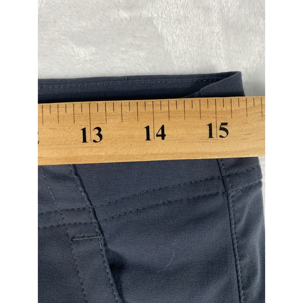 Columbia Hiking Bermuda Shorts Pants Women Sz 8 Gray Lightweight Nylon - Picture 9 of 15